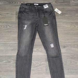 Black Distressed Kensie Jeans